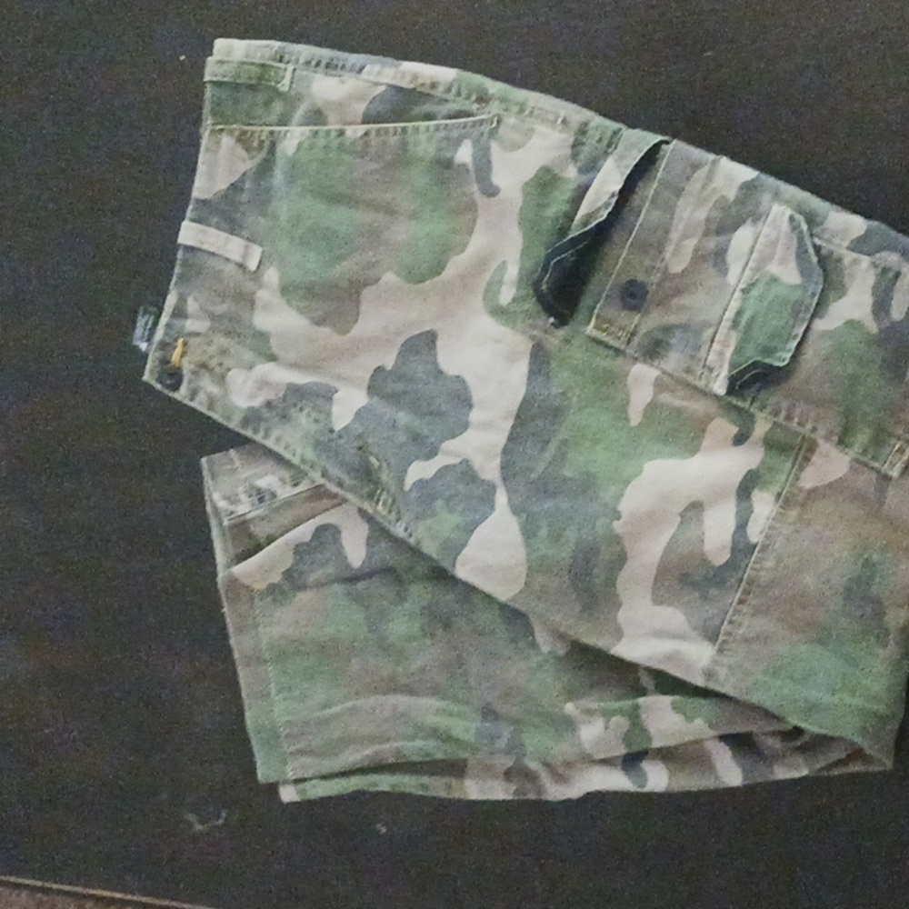 Camo cargo pants